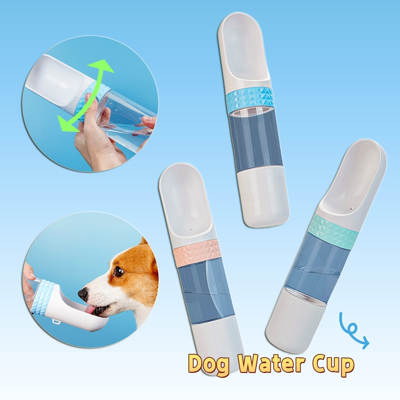 Portable Dog Water Cup – Hydrate Your Pet Anytime, Anywhere