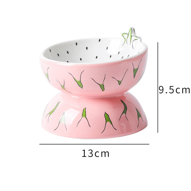 Ergonomic Ceramic Cat Bowl – Comfort Feeding for Happy, Healthy Pets