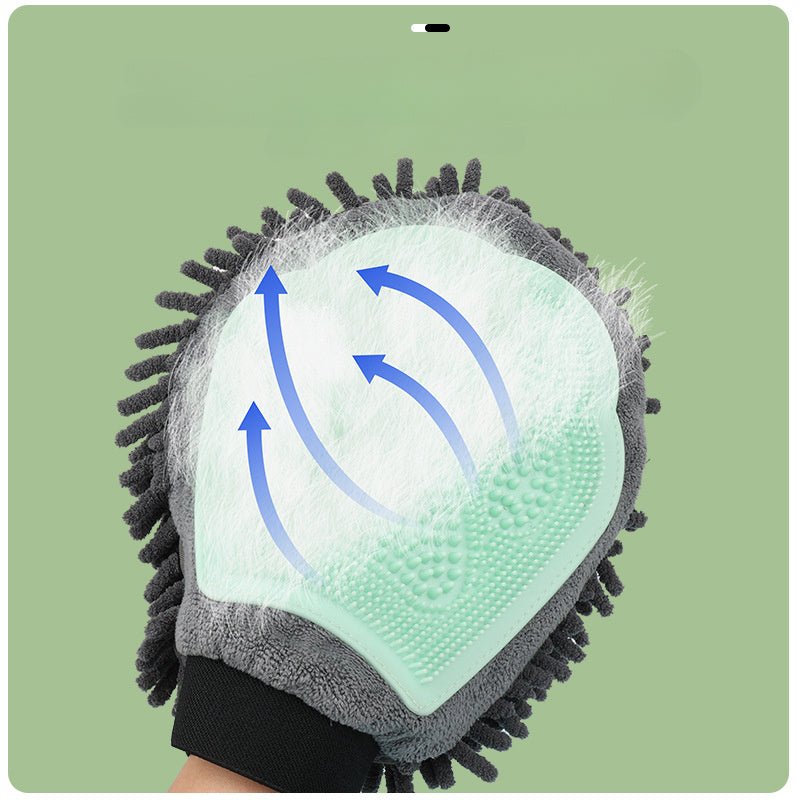 2-in-1 Pet Bath Glove – Brush, Massage & Pamper Your Pet