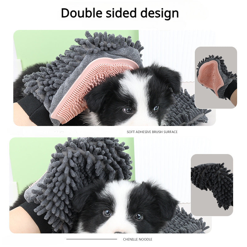 2-in-1 Pet Bath Glove – Brush, Massage & Pamper Your Pet