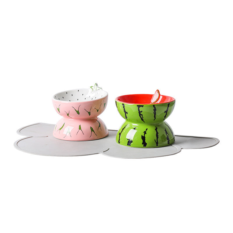 Ergonomic Ceramic Cat Bowl – Comfort Feeding for Happy, Healthy Pets