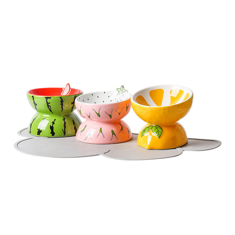 Ergonomic Ceramic Cat Bowl – Comfort Feeding for Happy, Healthy Pets