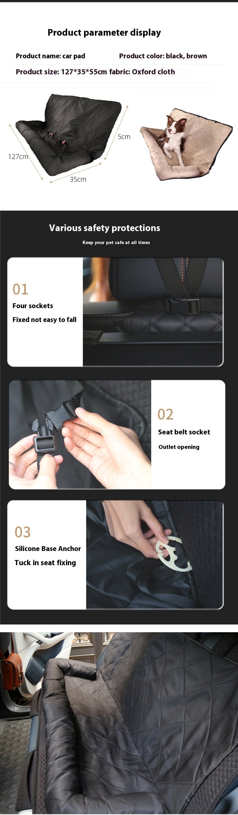 Waterproof Car Seat Cover – Keep Your Ride Clean & Pup Happy